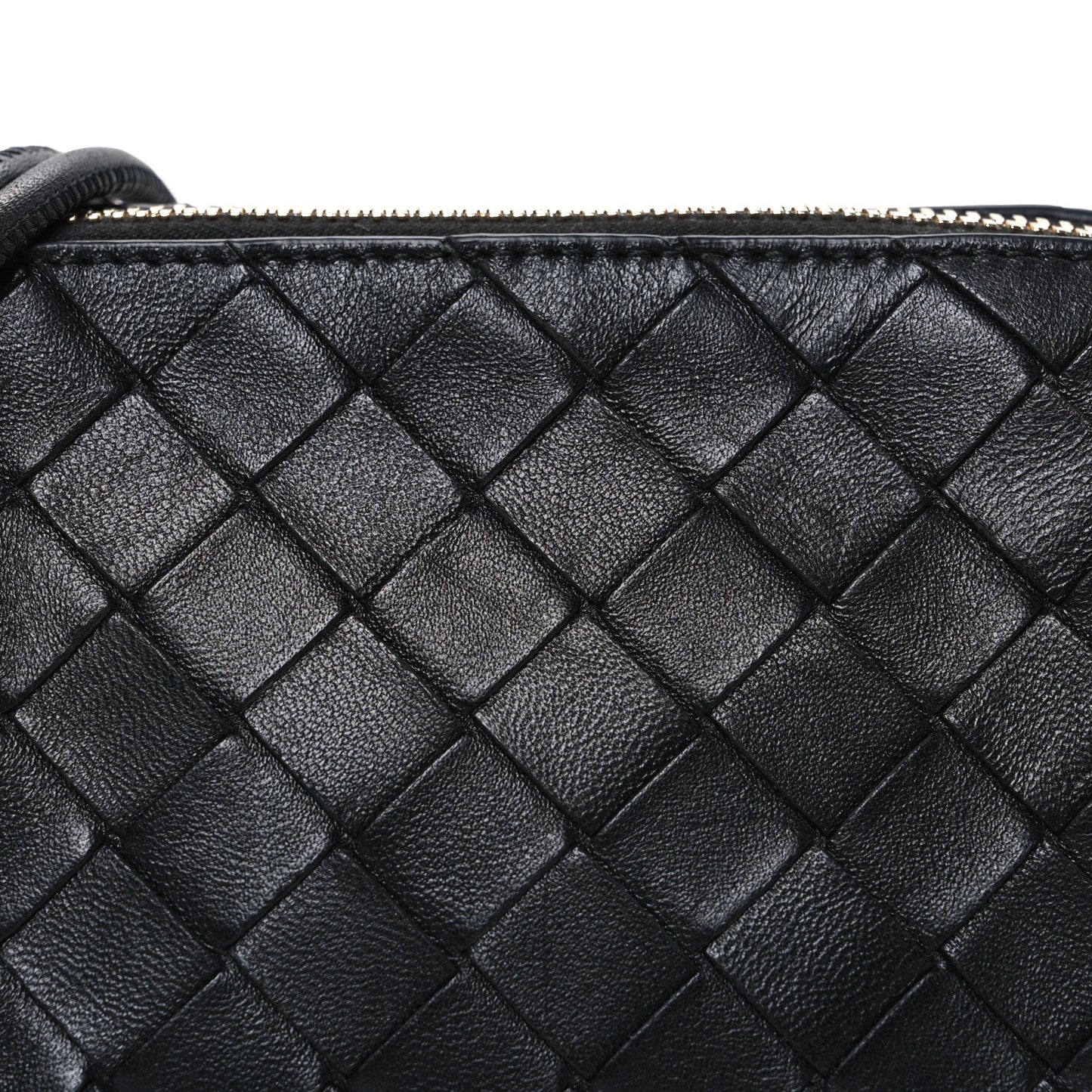 Nappa Intrecciato Concert Pouch Black