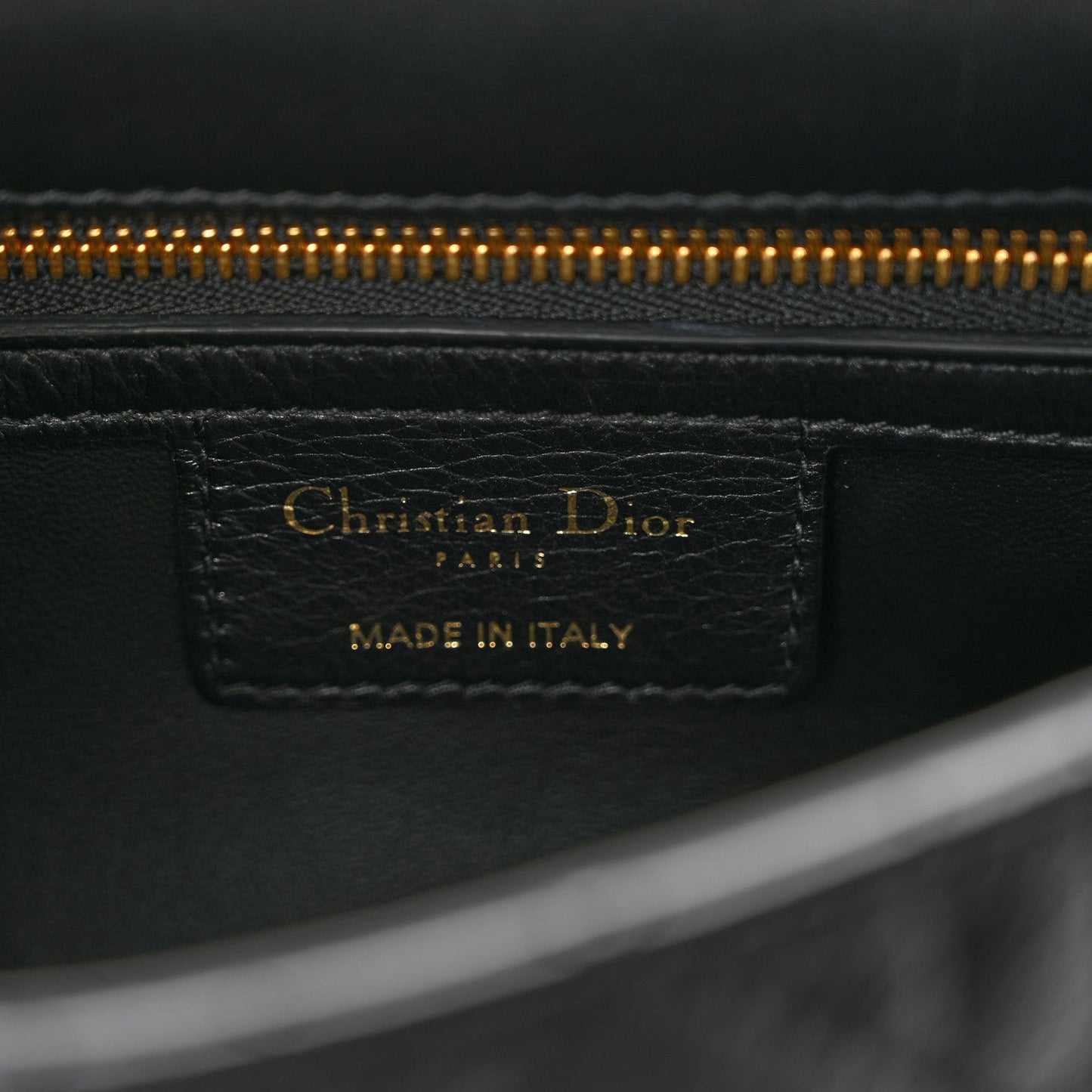 Calfskin Cannage Small Caro Bag Black
