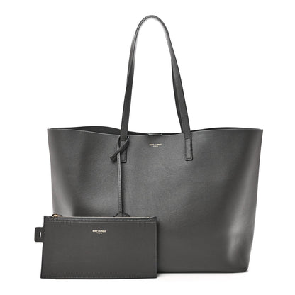 Calfskin Large Shopping Tote Earth