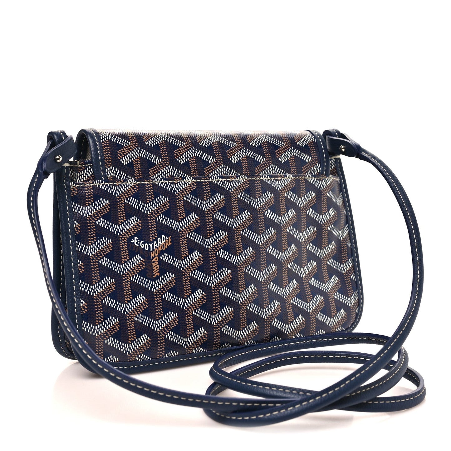 Goyardine Plumet Wallet Clutch Navy