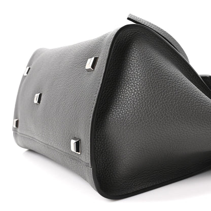 Calfskin Medium Studio Soft Bag Grey