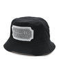 Cotton Logo Bucket Hat S Black