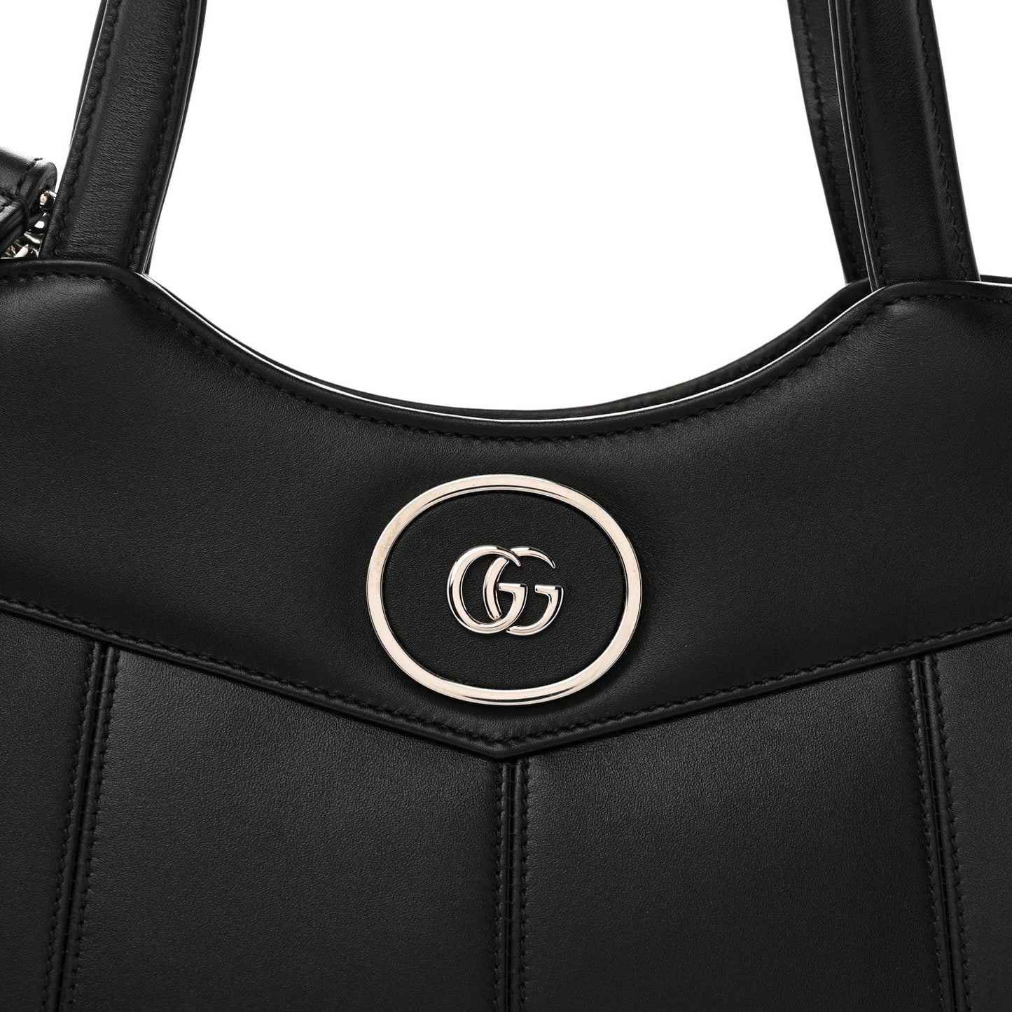 Calfskin Petite GG Small Tote Bag Black