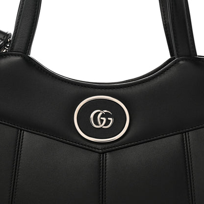 Calfskin Petite GG Small Tote Bag Black