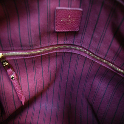 LOUIS VUITTON Speedy 30 Bandouliere Monogram Leather Shoulder Bag Aurore Burgundy