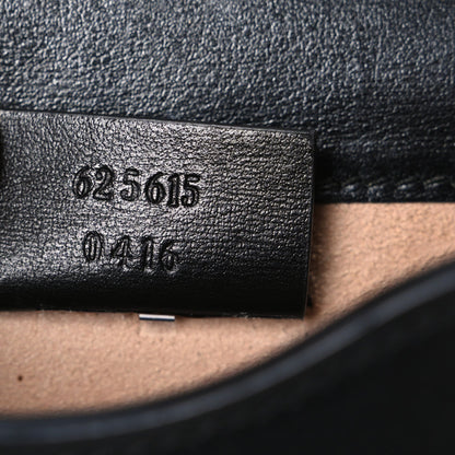 Boarded Plutone Calfskin Mini Horsebit 1955 Crossbody Bag Black