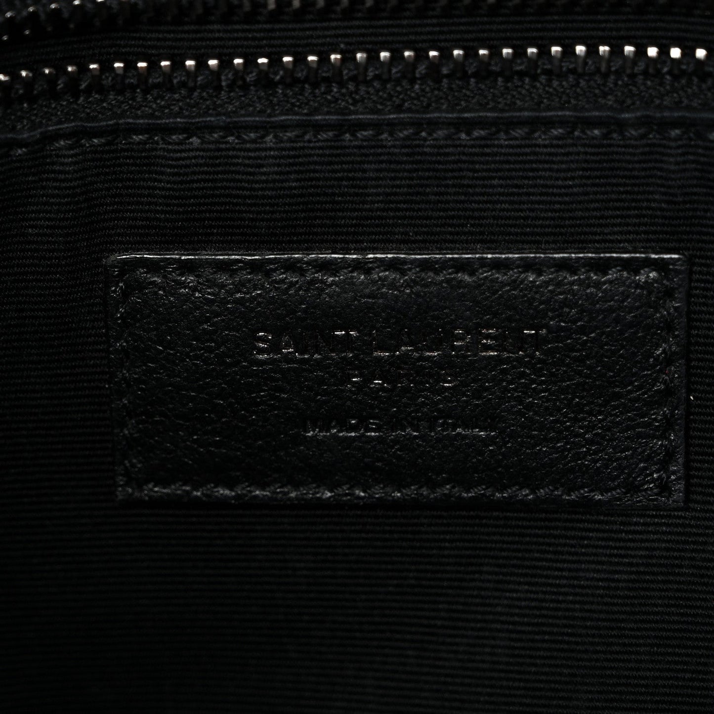 Crinkled Calfskin Matelasse Monogram Medium Niki Chain Satchel Black