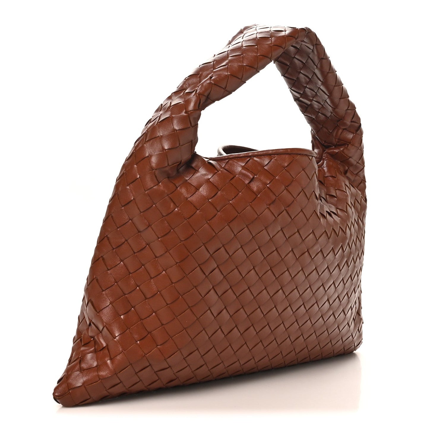 Calfskin Intrecciato Small Hop Sapele