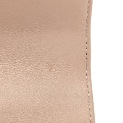 Lambskin Quilted Small Trendy Spirit Top Handle Bag Beige