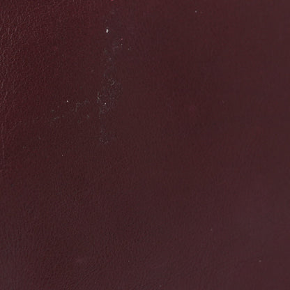 Smooth Butter Calf The Pouch Oversized Clutch Bordeaux
