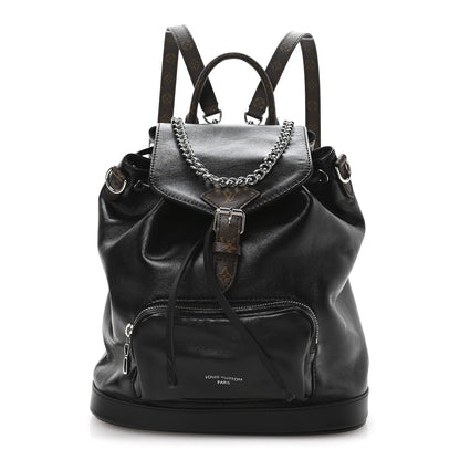 Lambskin Monogram Montsouris Vibe PM Black