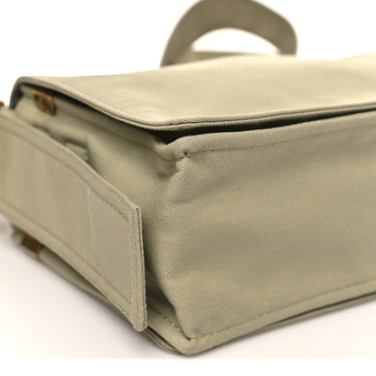 Canvas Trench Crossbody Bag Flax