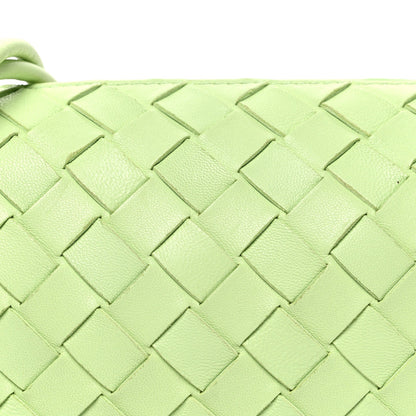 Nappa Intrecciato Mini Loop Camera Bag Fennel