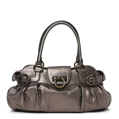 Calfskin Marisa Shoulder Bag Bronze
