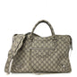 X GUCCI GG Supreme Monogram Neo Classic Silver Hardware City Beige Ebony