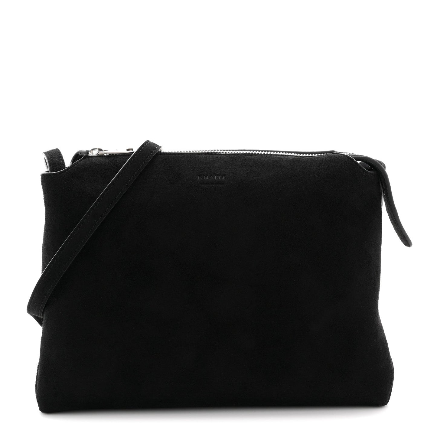 Suede Lina Crossbody Bag Black