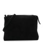 Suede Lina Crossbody Bag Black