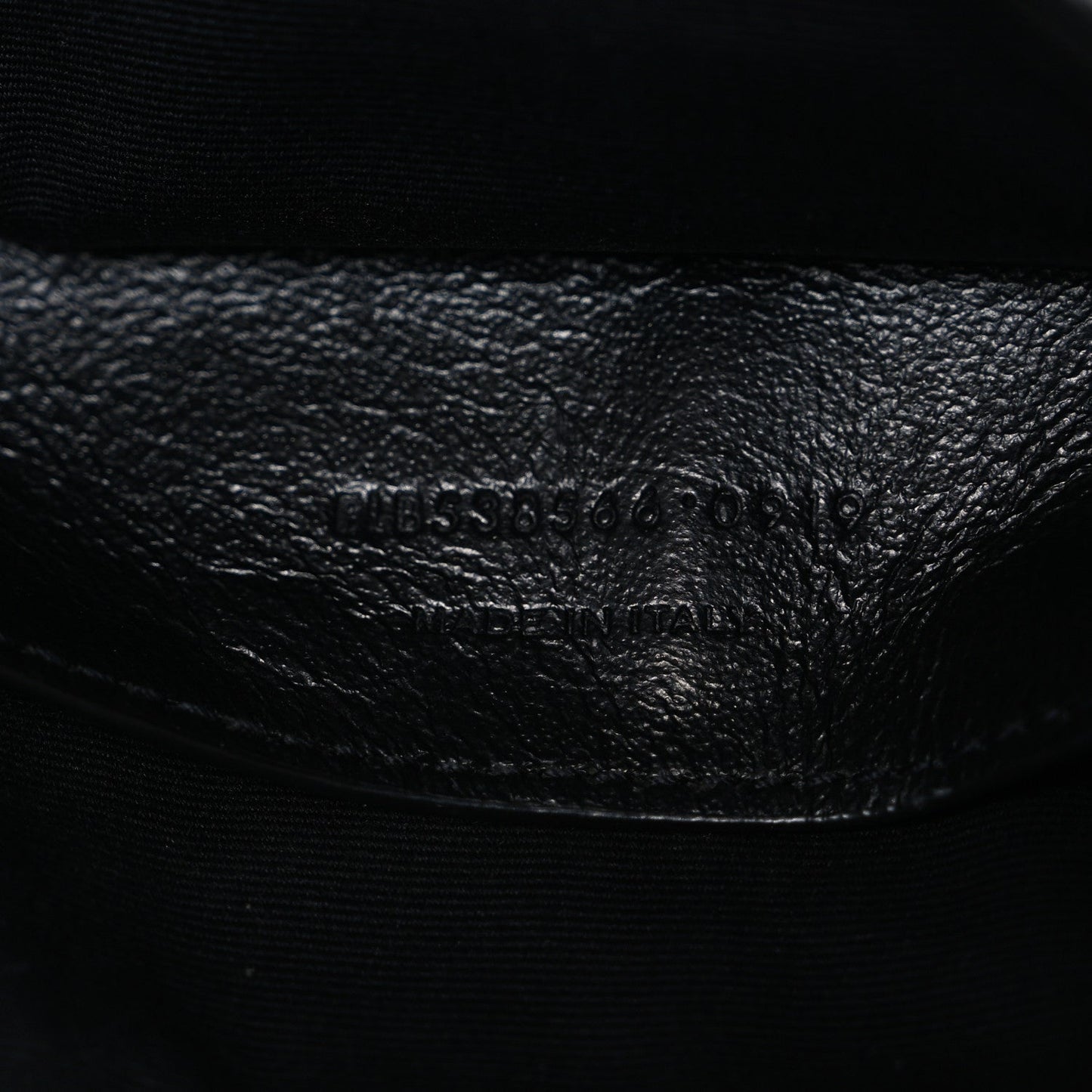 Crinkled Calfskin Matelasse Monogram Baby Niki Chain Satchel Black