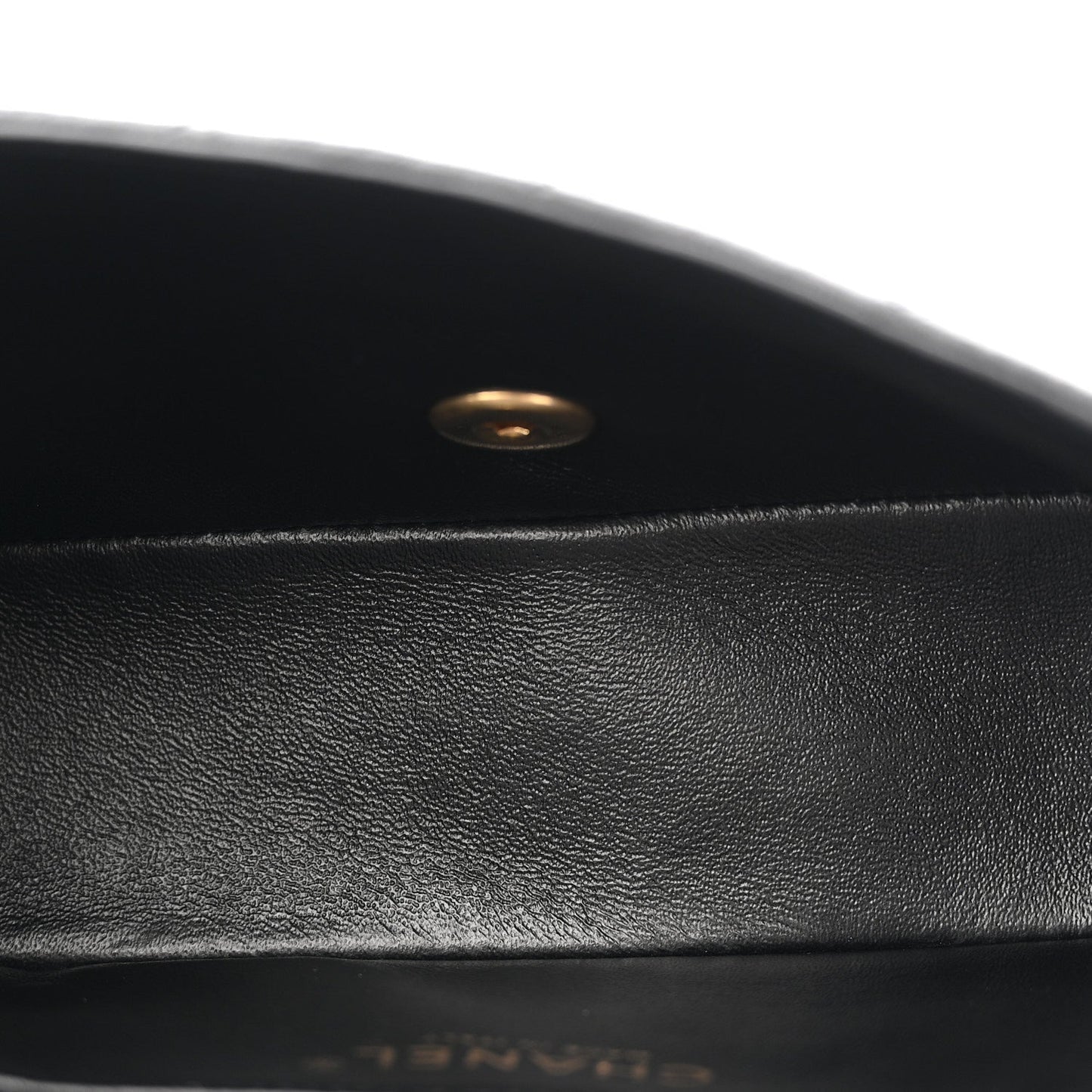 Metallic Caviar Quilted Mini Rectangular Flap Black