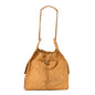 Suede Quilted Medium Chanel 25 Handbag Beige