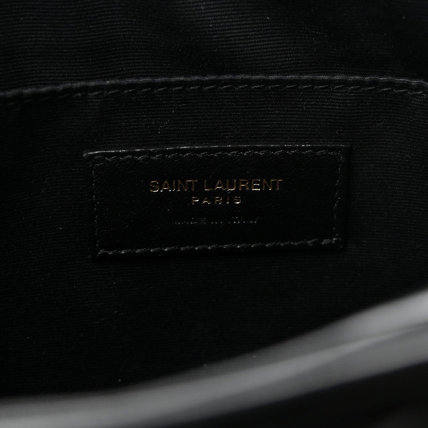 Calfskin Matelasse Monogram Lou Camera Bag Black