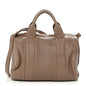 Pebbled Lambskin Rocco Latte Rose Gold Hardware