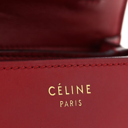 Box Calfskin Small Classic Box Flap Bag Red