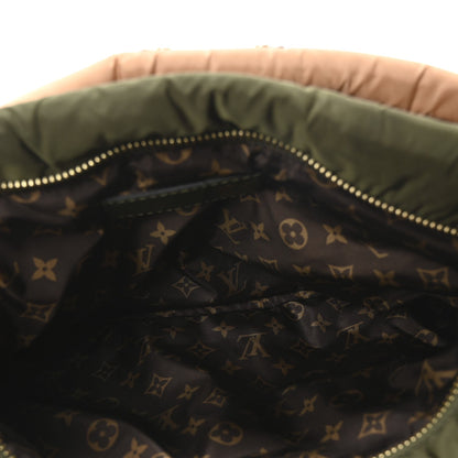 Econyl Monogram Pillow Maxi Multi Pochette Accessories Kaki Beige