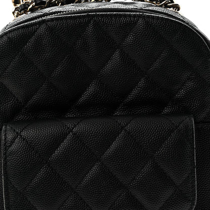 Caviar Quilted Small CC Day Backpack Black