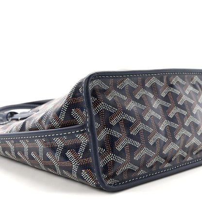 Goyardine Reversible Mini Anjou Navy
