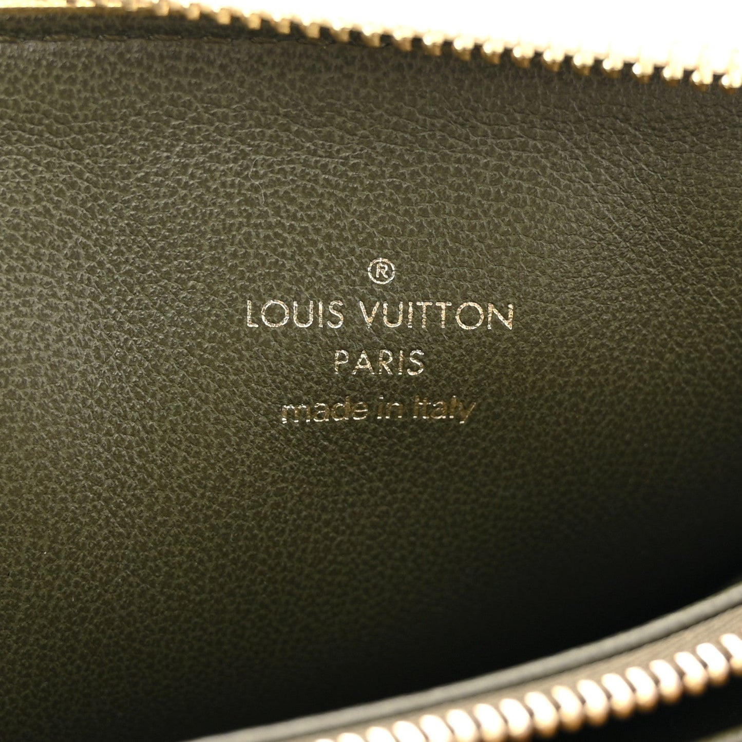 Lambskin Embossed Monogram Coussin PM Beige Cream