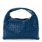 Calfskin Intrecciato Small Hop Deep Pacific