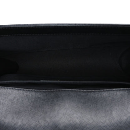 Caviar Quilted Medium Boy Flap Black