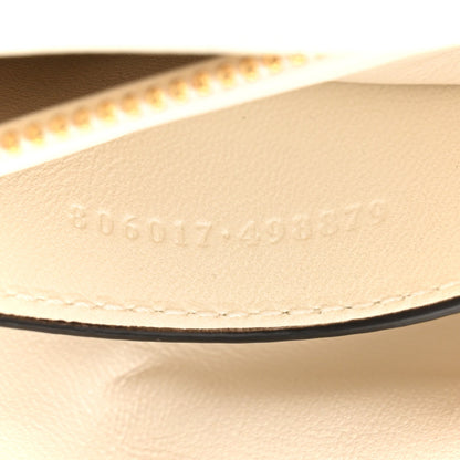 Lambskin Mini GG Milano Top Handle Shoulder Bag White
