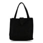 Nylon Button CC Tote Black
