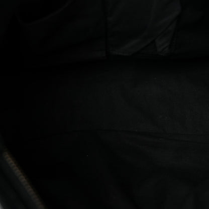 Calfskin Crocodile Embossed Giant 12 Gold Hardware City Black