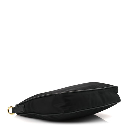 Tessuto Nylon Saffiano Crossbody Bag Black
