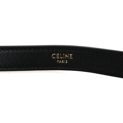 Supple Calfskin Cuir Triomphe Small Heloise Shoulder Bag Black
