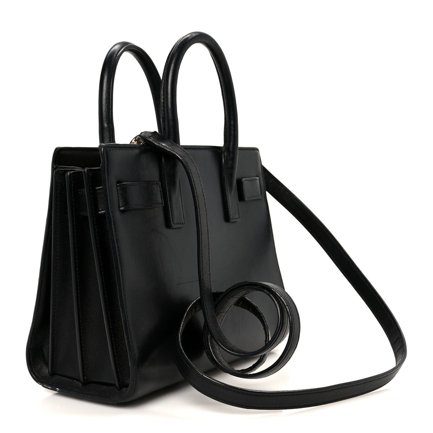 Calfskin Nano Sac De Jour Black