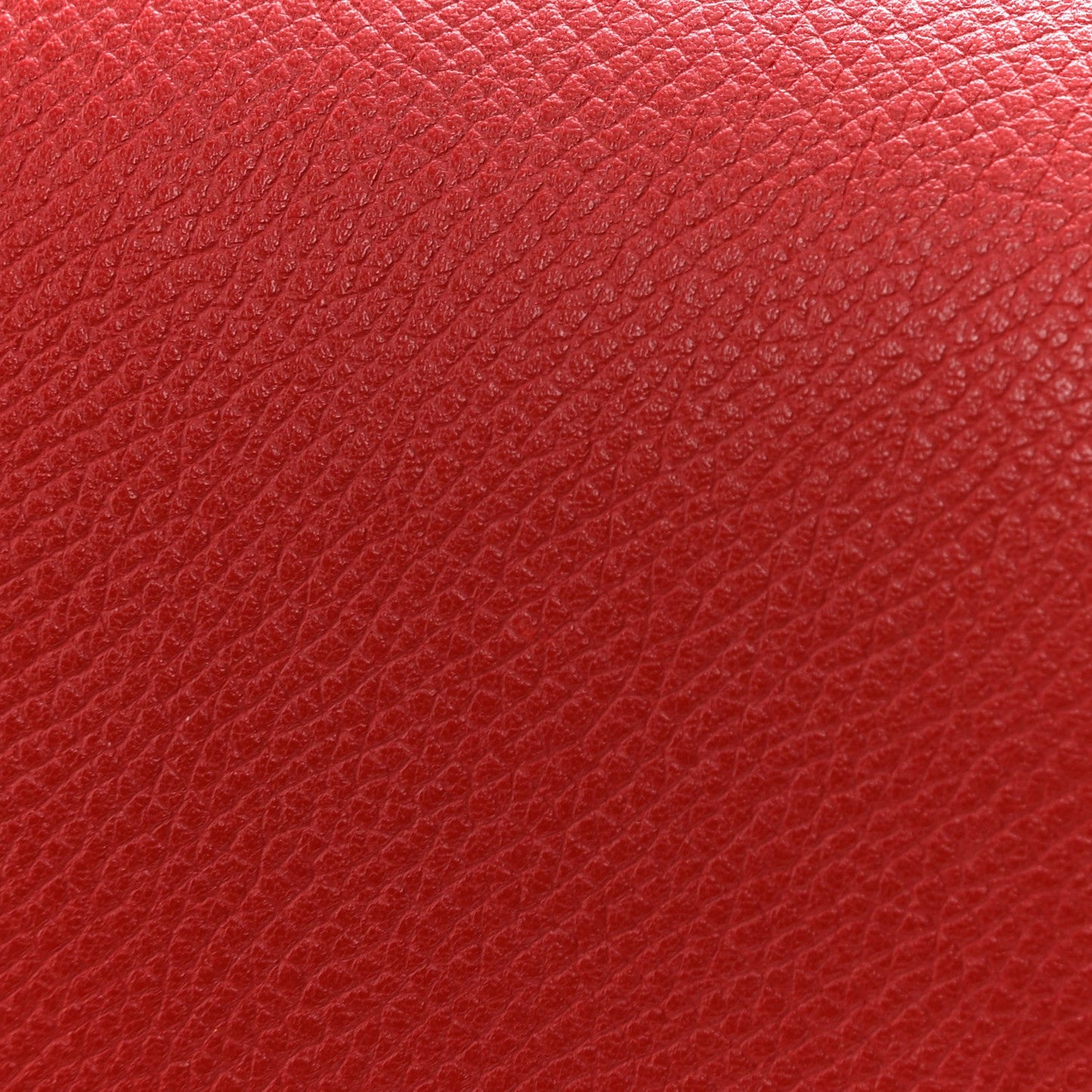 Grained Calfskin Small Trotteur Coquelicot