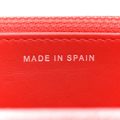 Caviar Quilted Wallet on Chain WOC Red