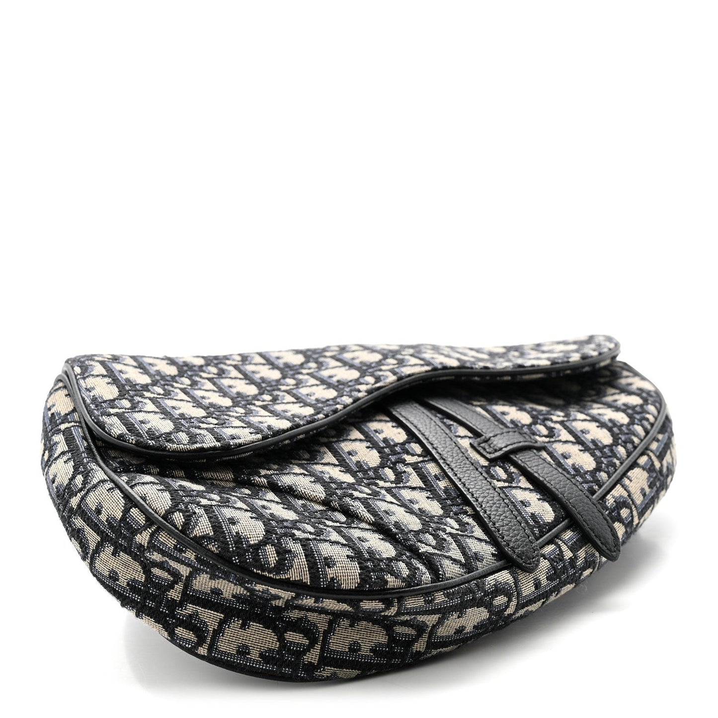 Oblique Mens Saddle Bag Blue