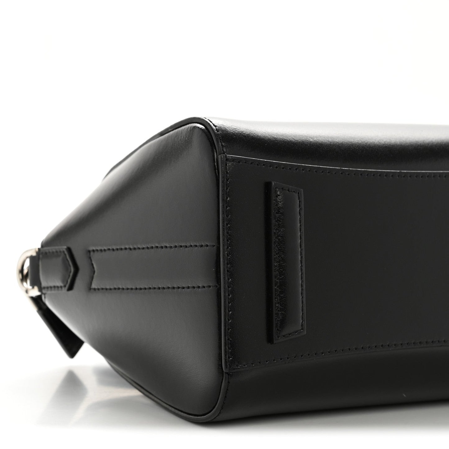 Shiny Lord Calfskin Mini Antigona Black
