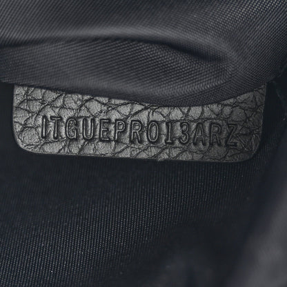 Grained Calfskin Small Camera Bag Black
