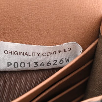 Nappa Intrecciato Continental Wallet on Chain Dusty Rose