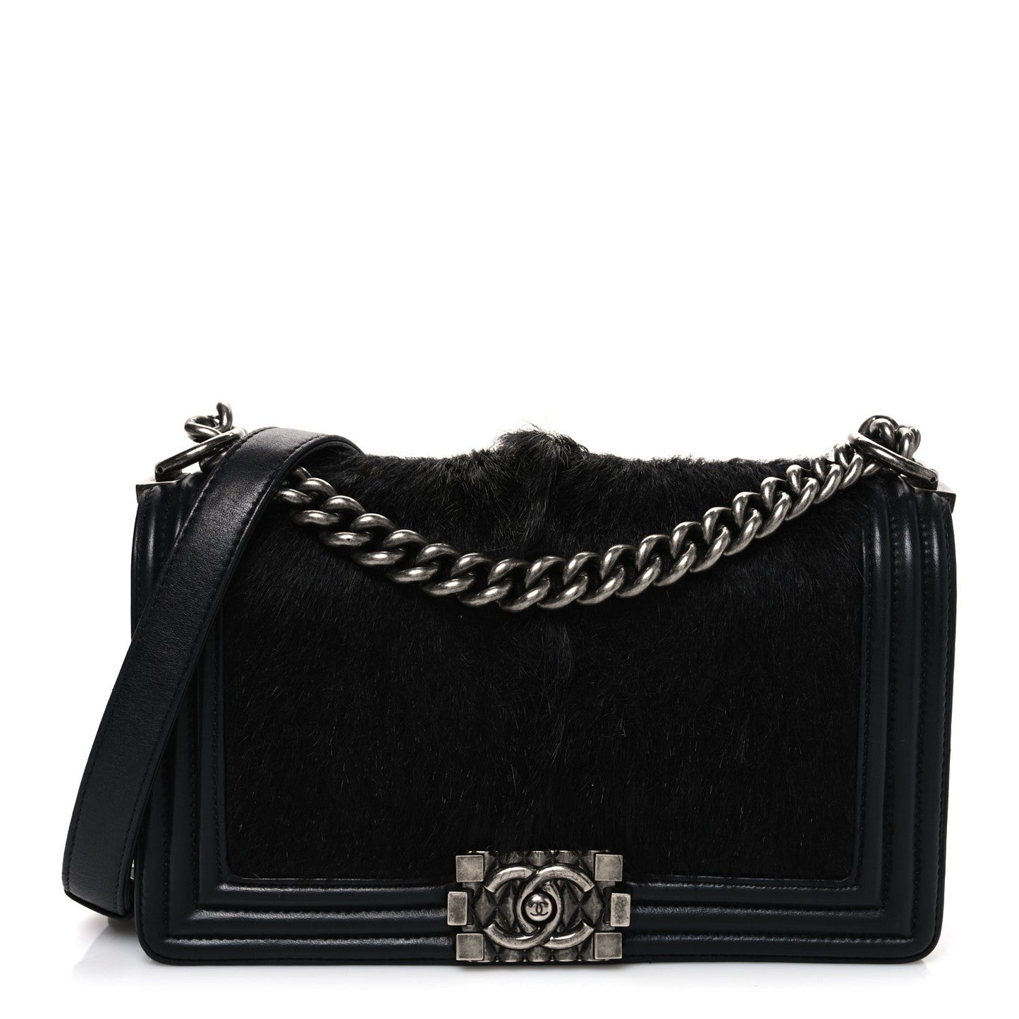 Goat Hair Medium Celtic Boy Flap Black