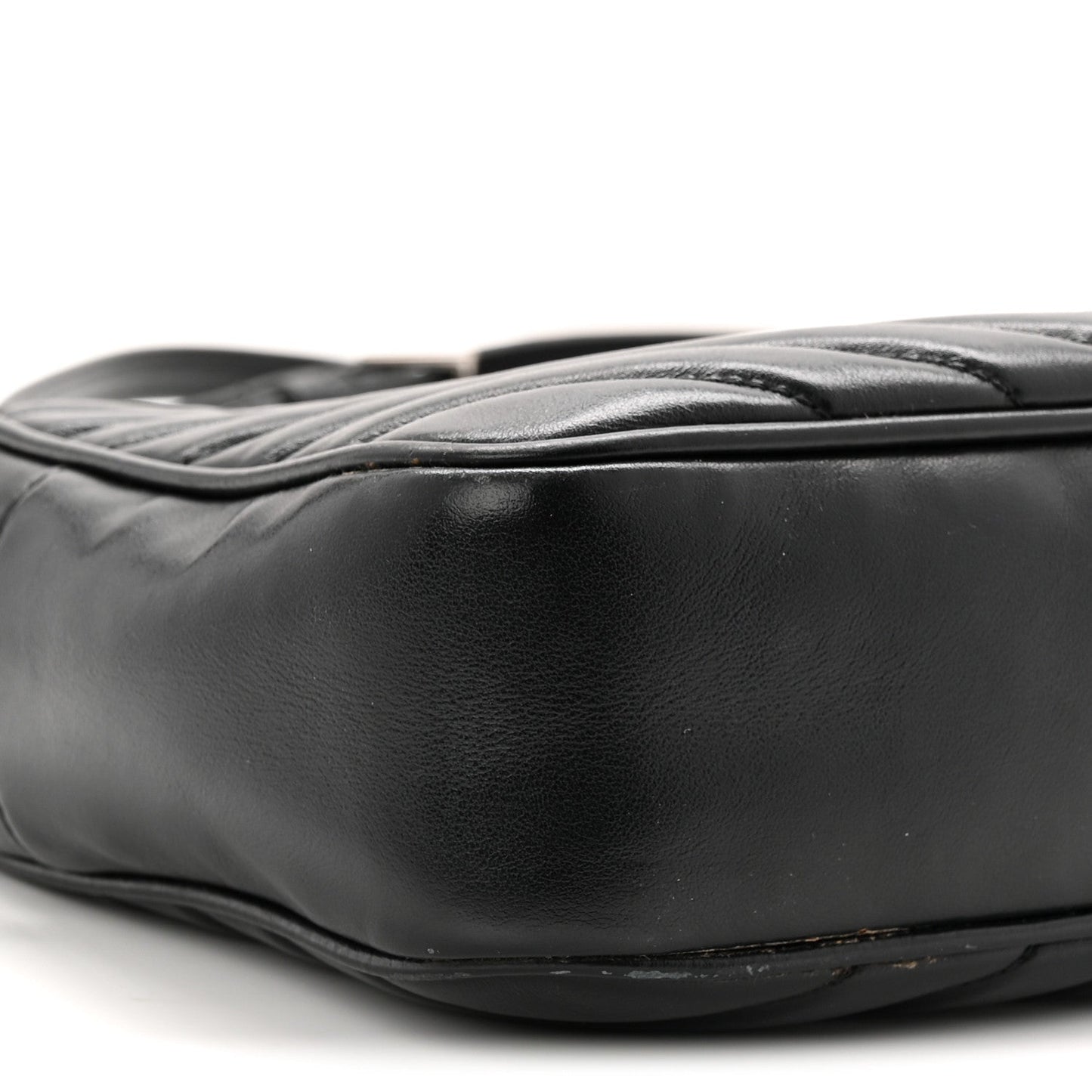 Calfskin Matelasse Monogram Lou Camera Bag Black