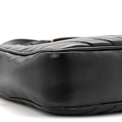 Calfskin Matelasse Monogram Lou Camera Bag Black