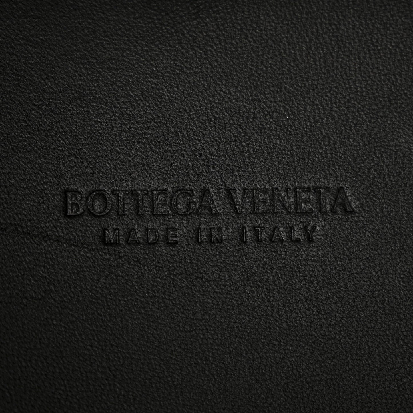 Nappa Intrecciato Small Andiamo With Chain Shoulder Bag Black