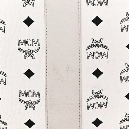 Visetos Medium Liz Reversible Shopper Tote White